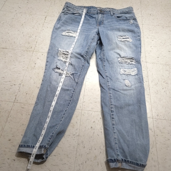 Gap | Light Blue Distressed Women's Boyfriend Jeans - Picture 10 of 11